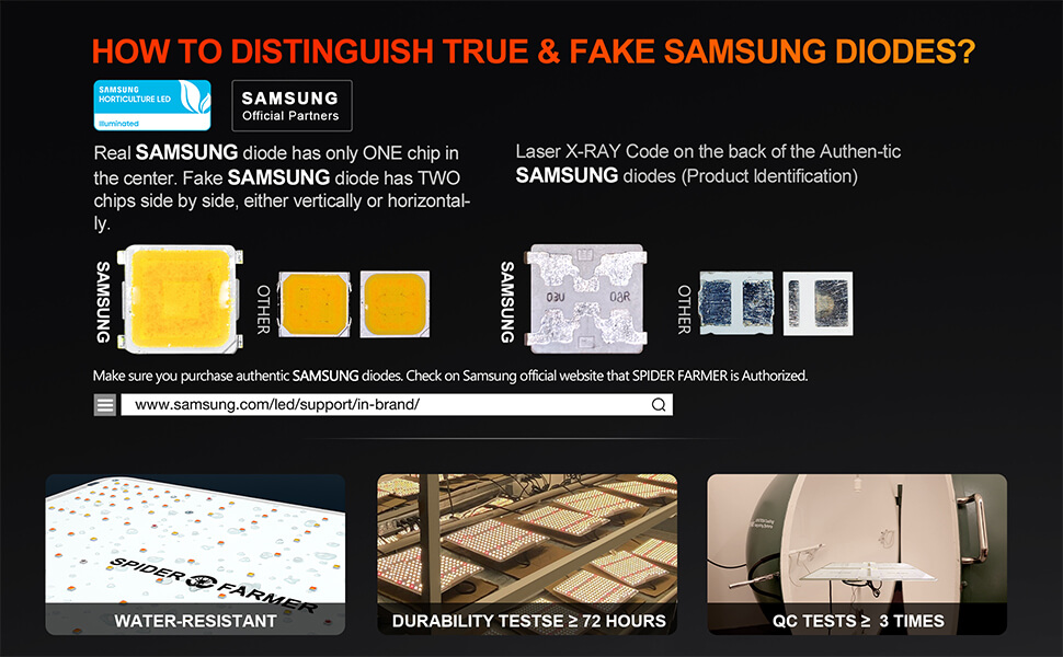 Samsung LM301B diodes