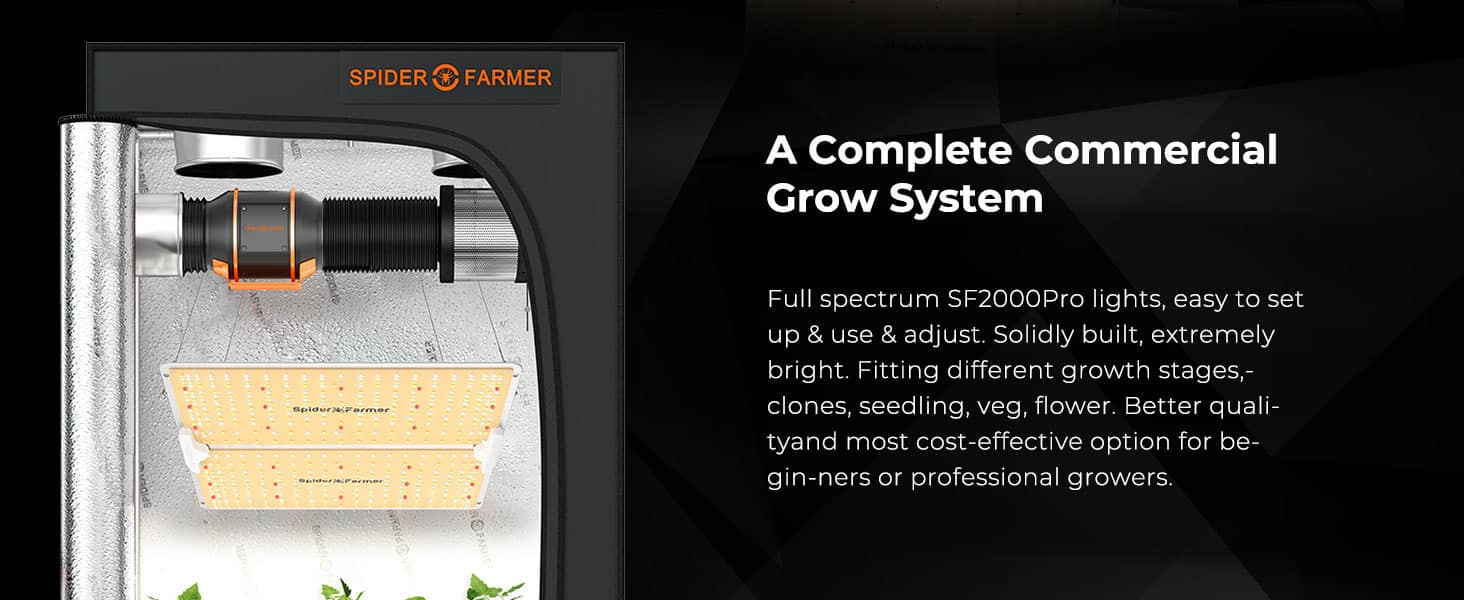 SF2000Pro 200W led grow light