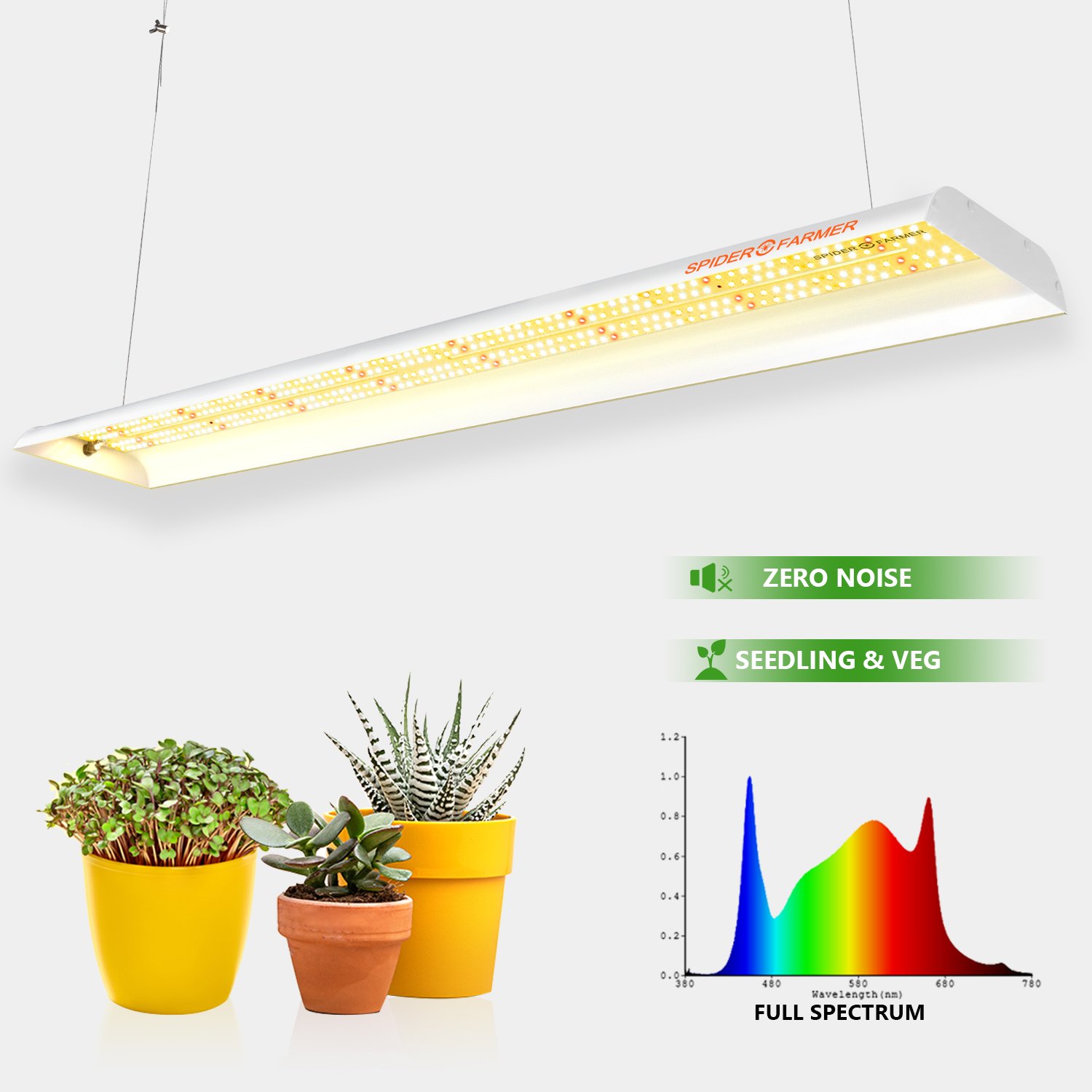 SF600 led grow light for veg flower