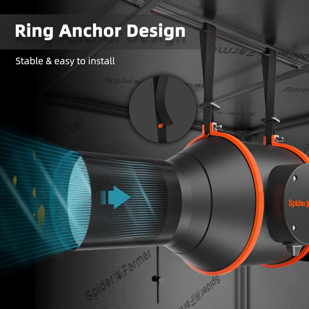 Hang the inline fan-4 Inch