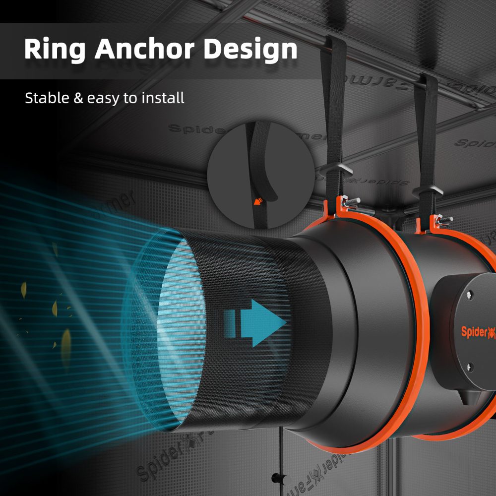 Hang the inline fan-6 Inch