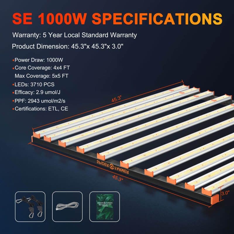 SE1000 specifications