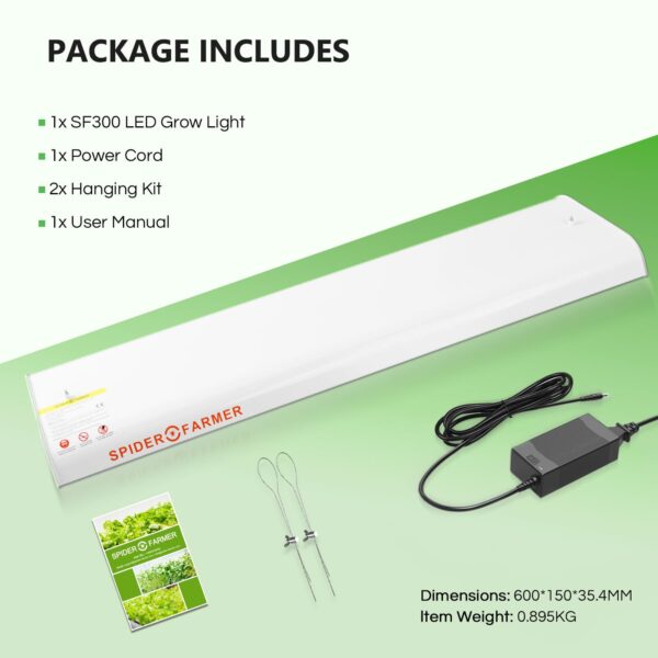 Packing list&size of sf300 led
