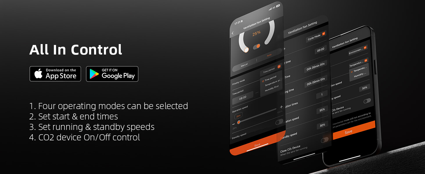 Smartphone APP Control-Inline Fan-1