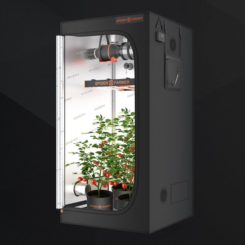 Spider Farmer®3'x3'x6' (90x90x180cm) 1680D High Reflective Indoor Grow Tent