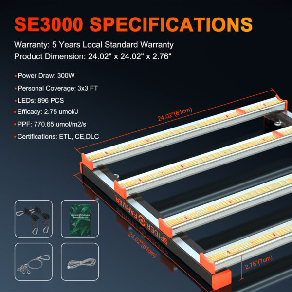 SE3000-packing list