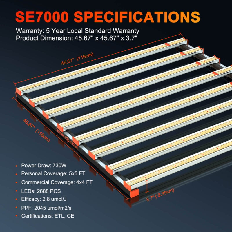 SE7000-Light size