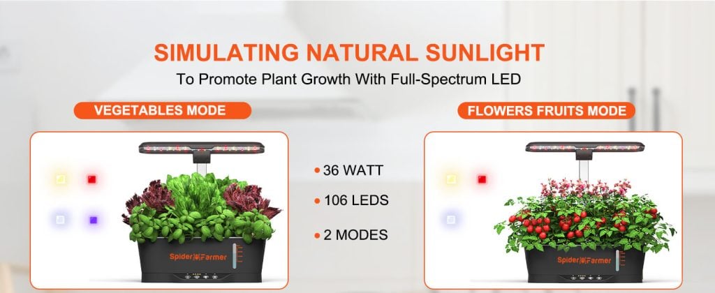 Spider Farmer Indoor Garden LED Hydroponic Growing System