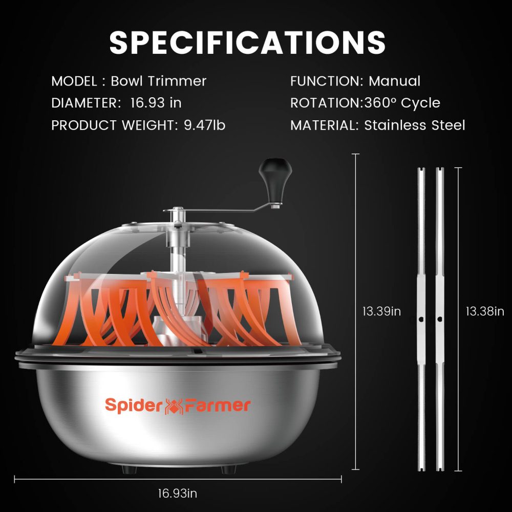 Leaf Bowl Trimmer-Specifications