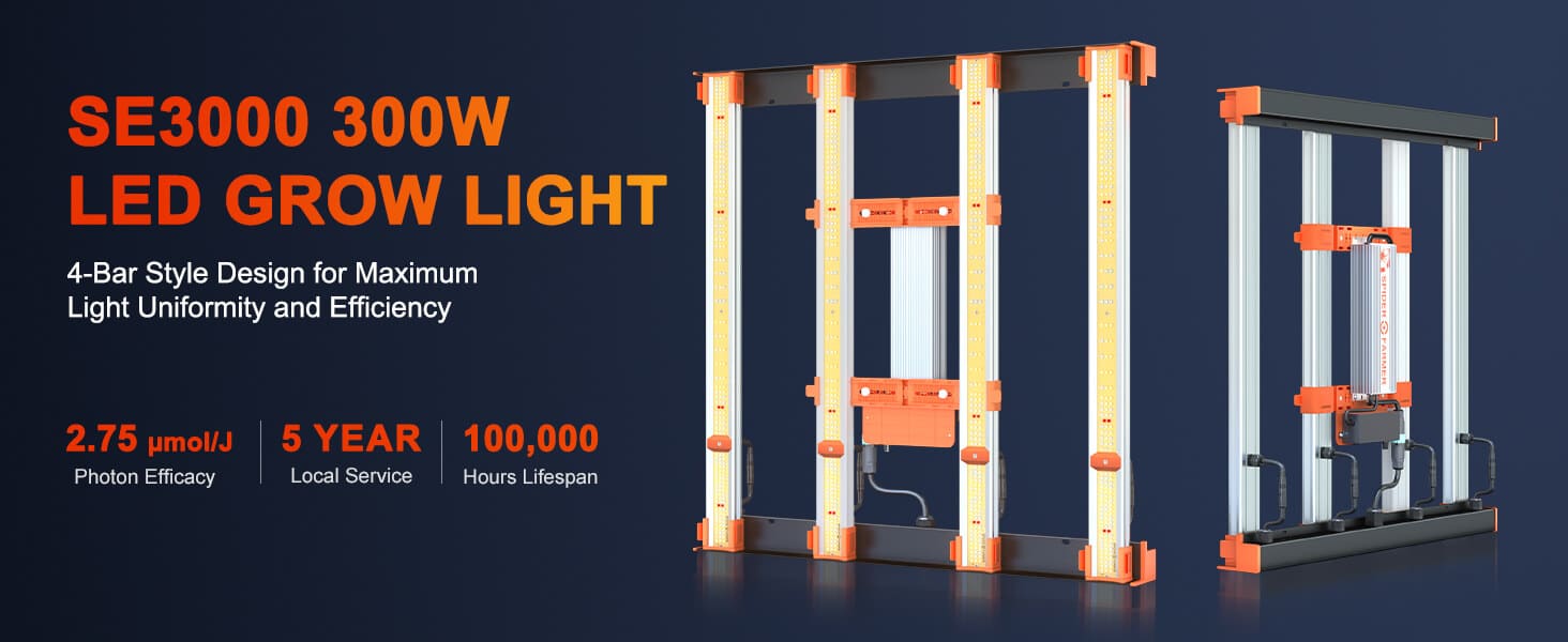 SE3000 300W led grow light
